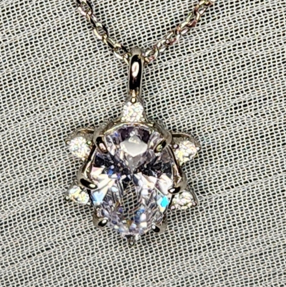 Clear Stone Necklace - Picture 2 of 2